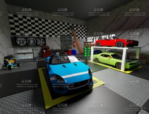 儿童车库房间Blend工程源文件