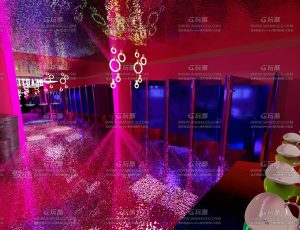 霓虹灯浴室厕所Blend工程源文件