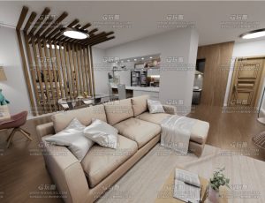 豪华公寓环境场景Blend工程源文件