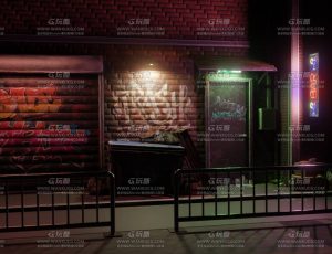 街头角落环境Blend工程源文件