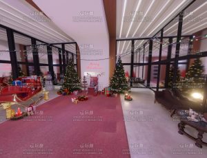 圣诞主题卧室房间场景Blend工程源文件