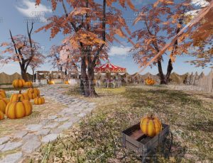 万圣节南瓜农场Blend工程源文件