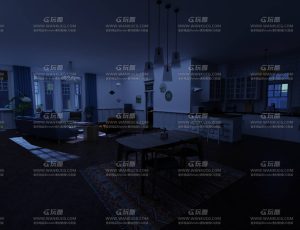 夜晚大客厅环境Blend工程源文件