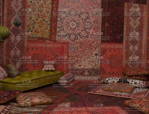 印度风格招待室Blend工程源文件