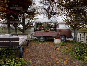 小树林道环境场景Blend工程源文件