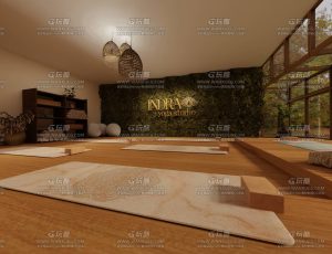 瑜伽练习馆Blend工程源文件