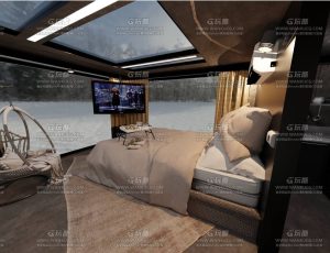 冬季卧室场景Blend工程源文件