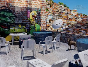 天台烤肉派对Blend工程源文件