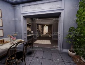 小康家庭客厅场景Blend工程源文件