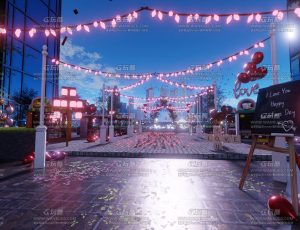 爱情约会节场景Blend工程源文件