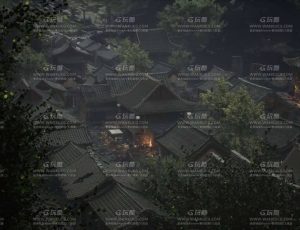 UE5素材—亚洲古代中国国风小镇