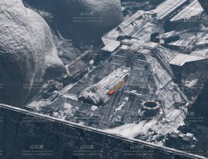 外星军舰大中心基地Blend工程源文件