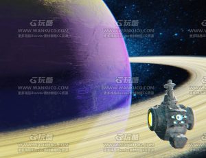 星际土星探险场景Blend工程源文件
