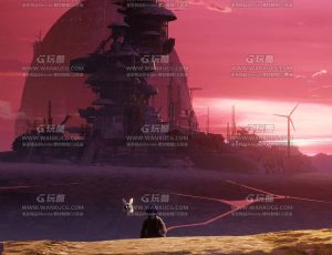 火星科幻世界Blend工程源文件