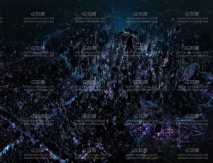 大型黑暗未来科技城市Blend工程源文件