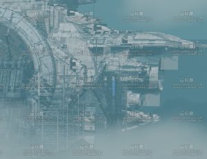 未来科幻工业区环境场景Blend工程源文件