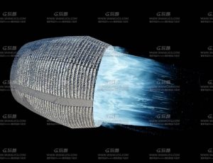 火箭喷射器动画Blend模型