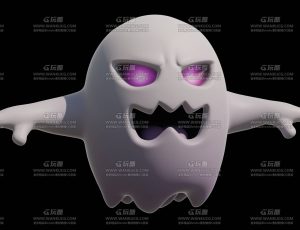 卡通幽灵Blend模型