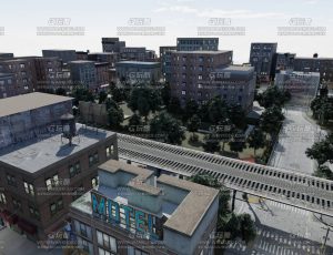 现代欧洲大城市场景Blend工程源文件