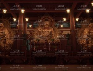 UE5素材—日本古老寺庙场景