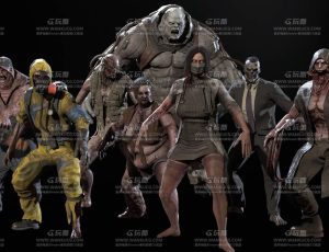 UE5素材—超级变异丧尸角色包