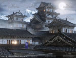 UE5素材—日本古代城堡场景