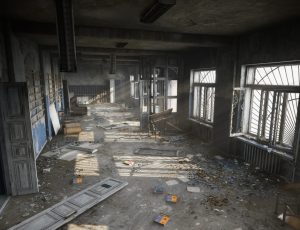 UE5素材—废弃的学校