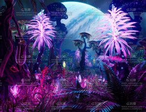 UE5素材—唯美外星潘多拉星球场景