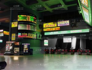 赛博朋克地铁站Blend工程源文件