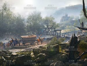 送葬概念场景Blend工程源文件