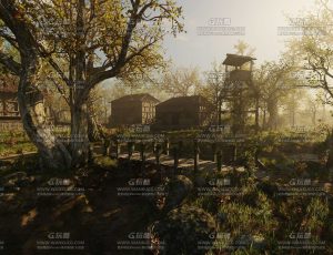 中世纪自然风景环境场景Blend工程源文件