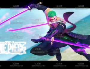 高精度海贼王罗罗亚索隆Blend模型