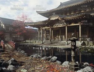 古代大寺庙场景C4D工程源文件