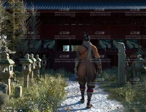 古庙武士场景C4D工程源文件