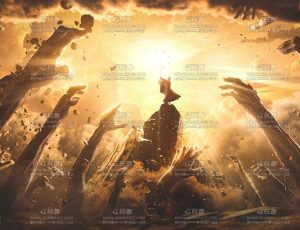 中国神话降魔重生场景C4D工程源文件