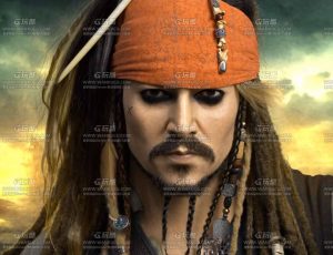 Blender全流程创建超写实海盗船长杰克肖像