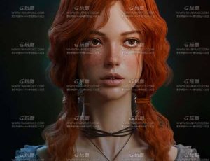 Blender全流程雕刻黄发小女孩肖像大师课程