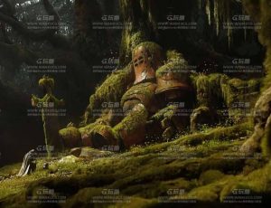 Blender三维辅助制作森林骑士残骸插画大师课程