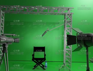 绿屏拍摄环境场景Blend工程源文件