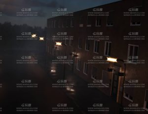 湿湿的街道Blend工程源文件