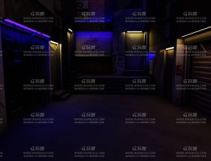 小巷之夜Blend工程源文件