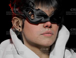 超写实逼真时装女模特Blend模型