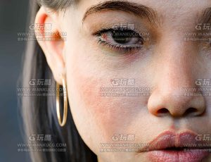 超写实逼真亚洲女孩Blend模型