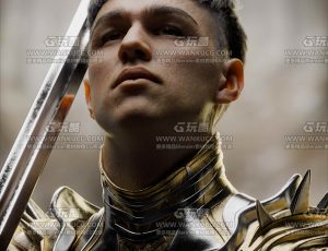 超写实逼真中世纪王子Blend模型