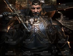 国王骑士CG影视级角色Blend模型