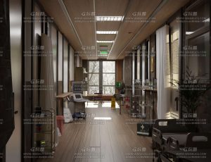 医院急诊走廊场景Blend工程源文件