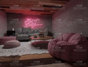 一间破旧的旅馆Blend工程源文件