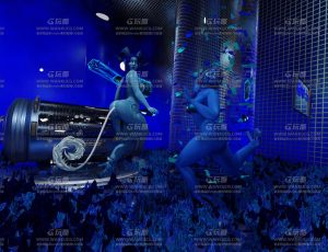 蓝色恶魔舞室Blend工程源文件