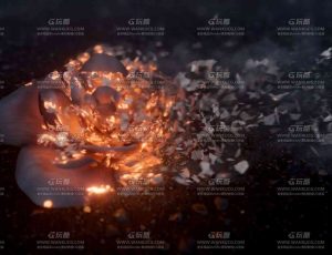 Voxyde Houdini魔法岩石汇聚特效VFX大师制作课程