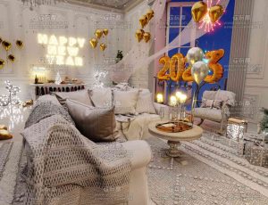 新年圣诞节2023狂欢派对场景Blend工程源文件